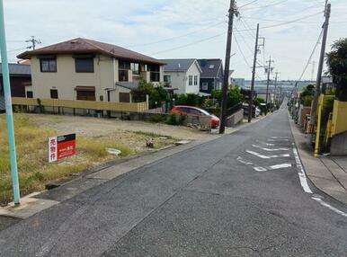 前面道路を含む現地