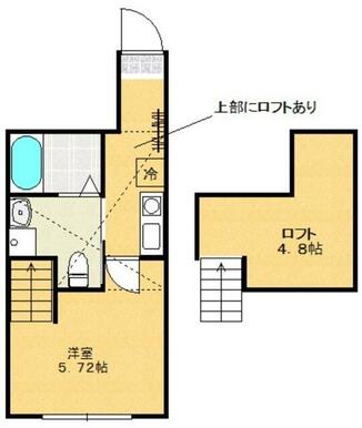 ロフト付のお部屋です！