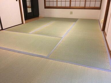 熊本県産の自然畳です。気持ちいいですよ。