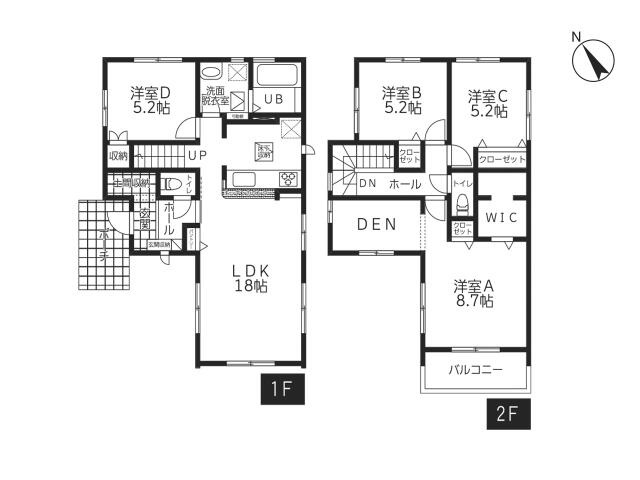 北九州市小倉南区 西貫１丁目 下曽根駅 2階建 4ldk 北九州市小倉南区の新築売戸建住宅の物件情報 一戸建て 新築 中古 北九州の新築戸建 不動産ならエンジョイプラン 60f0f0c3c8d5345d32beea