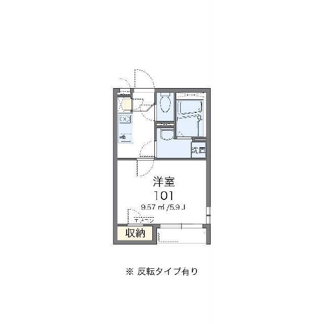 代表的な間取のため実際の間取とは異なる場合があります