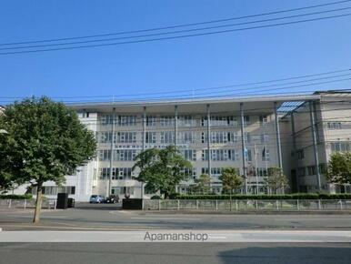 岩手県立一関第二高等学校職員室