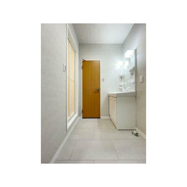 広い洗面スペース