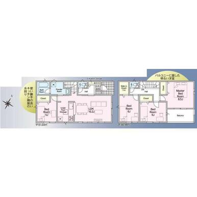 物件画像 沼津市 東熊堂 (大岡駅) 2階建 4LDK