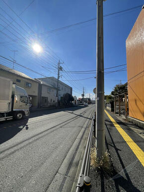 前面道路