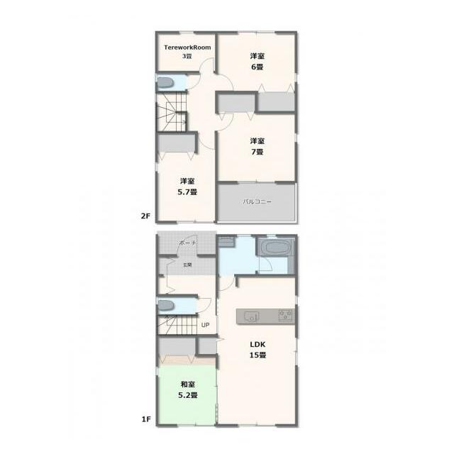 1号棟・4LDK+テレワークルーム
