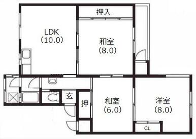 リビングにいながら隣の和室の気配を感じられて育児や介護に優しい間取り