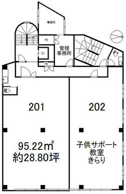 ２階、約２０坪、エアコン・照明（ＬＥＤ）・内装、有ります。