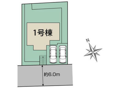 春日井市高森台1丁目2期1棟 区画図