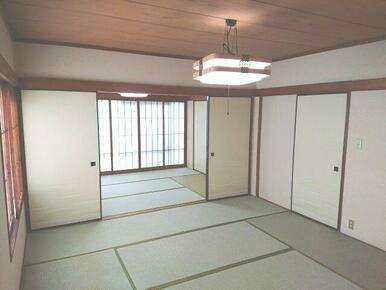 和室8帖・6帖は続き間として使用可。エアコン設置済みです！（残置物となります）