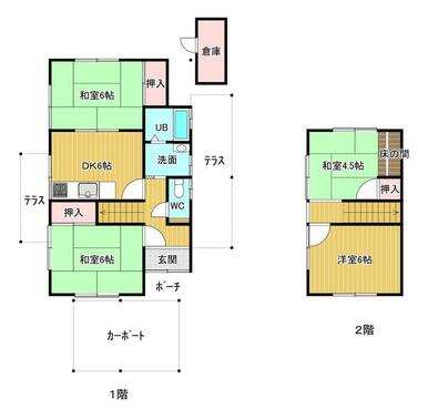 ４ＤＫの間取りです。