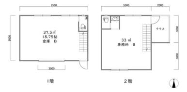 前橋市石倉町貸倉庫兼店舗事務所