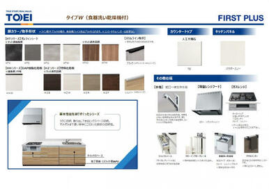 システムキッチン食洗器付き