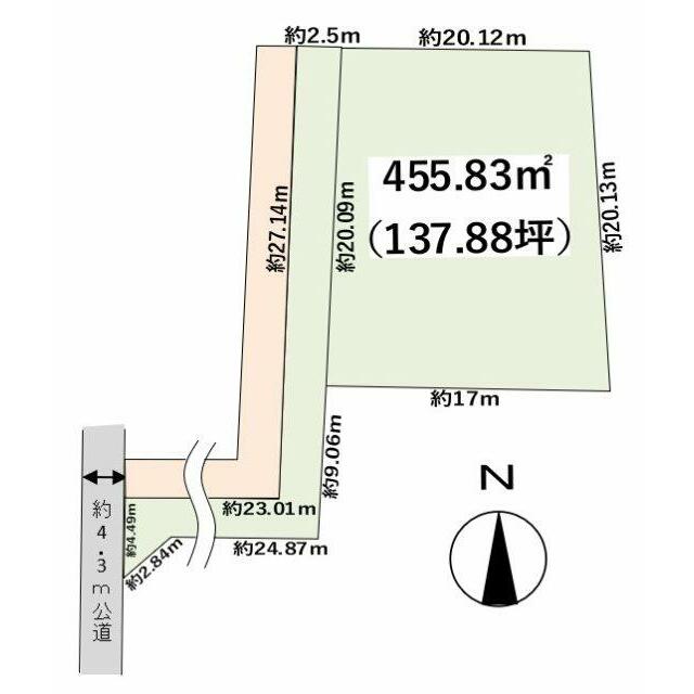 区画図です！広々とした敷地！