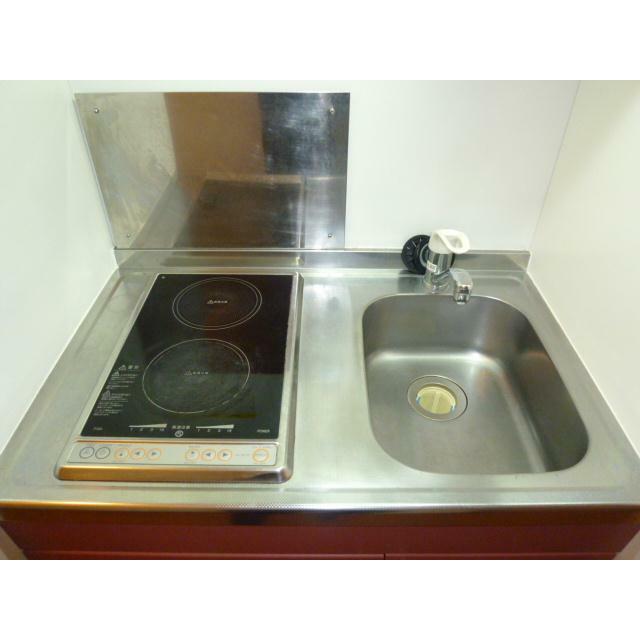2口電気コンロ