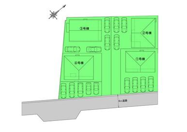 分譲地配置図