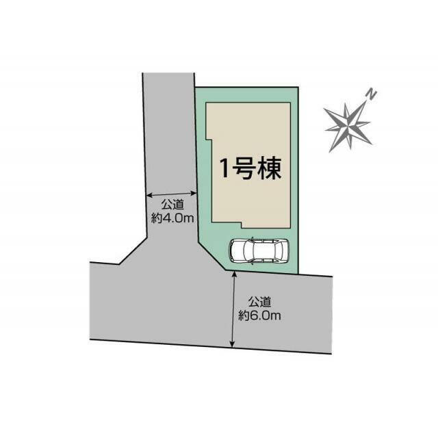 流山市加4丁目1棟 区画図