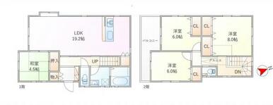 間取図です。図面と異なる場合は現況を優先させていただきます。