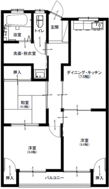 南側６畳和室２部屋を洋室に変更しました！