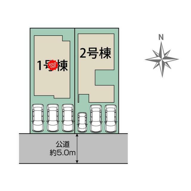 愛知郡東郷町和合ケ丘3丁目2棟 区画図