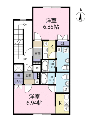 南側のお部屋です。