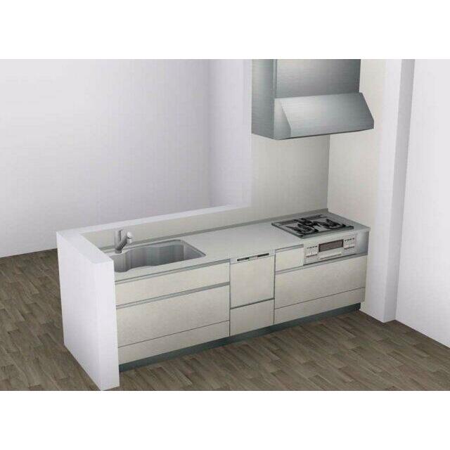 調理がはかどるワイドカウンター、浄水機付シャワー水栓（イメージ画像）