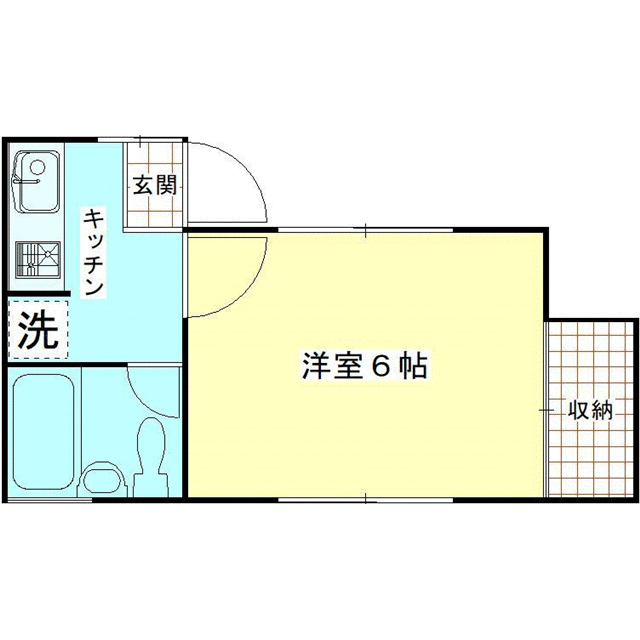 ＹＳハイム１０１　１Ｋ　横須賀市追浜町１丁目