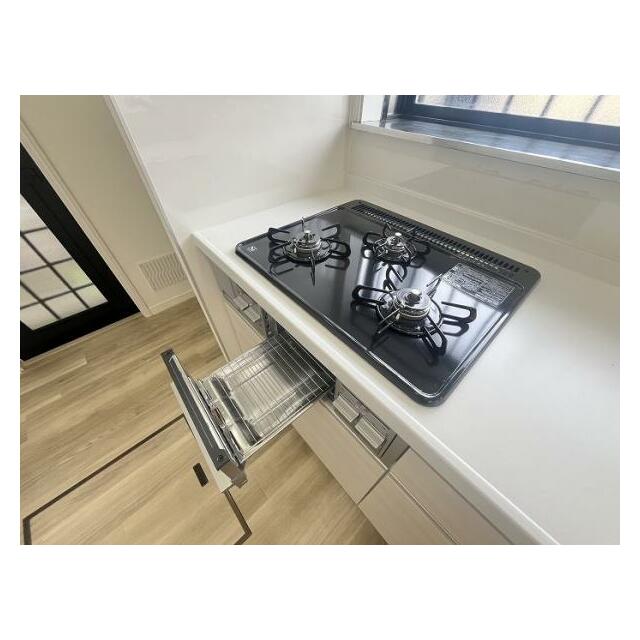 「キッチン」ガラストップコンロ