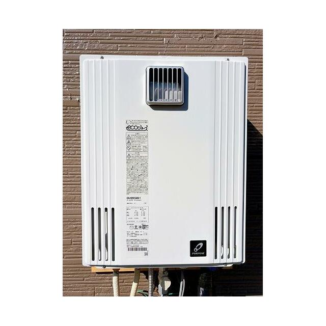 「給湯器」新品交換済みです