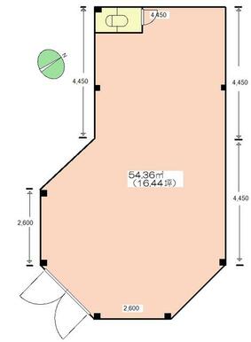 トイレ撤去済み　図面修正中