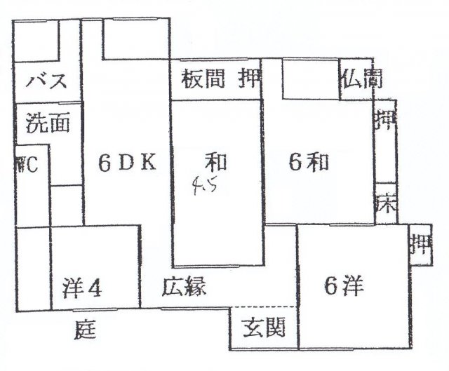 物件画像 北九州市若松区 用勺町 1階建 4DK