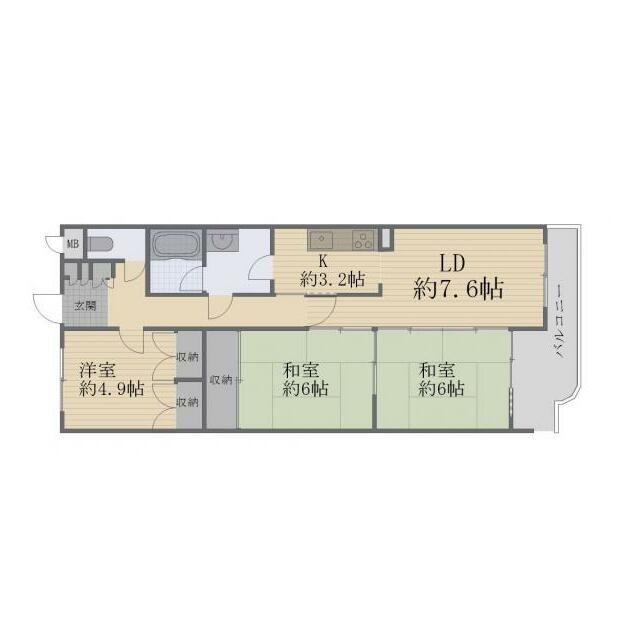 apartment 郷六字葛岡下