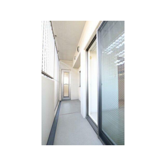 北側バルコニー