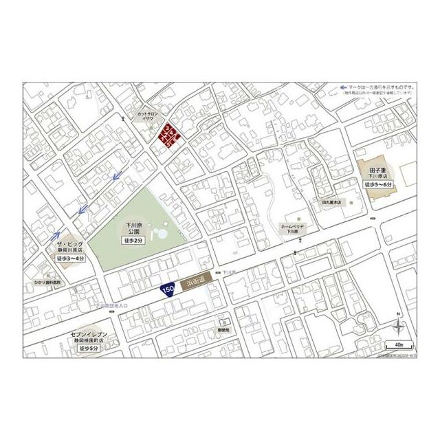 現地周辺案内図