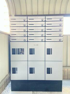 入居者専用の宅配ボックス設置済み♪