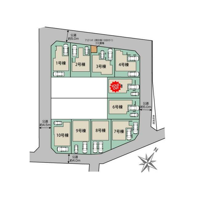 Green Park ～East Area～ 区画図