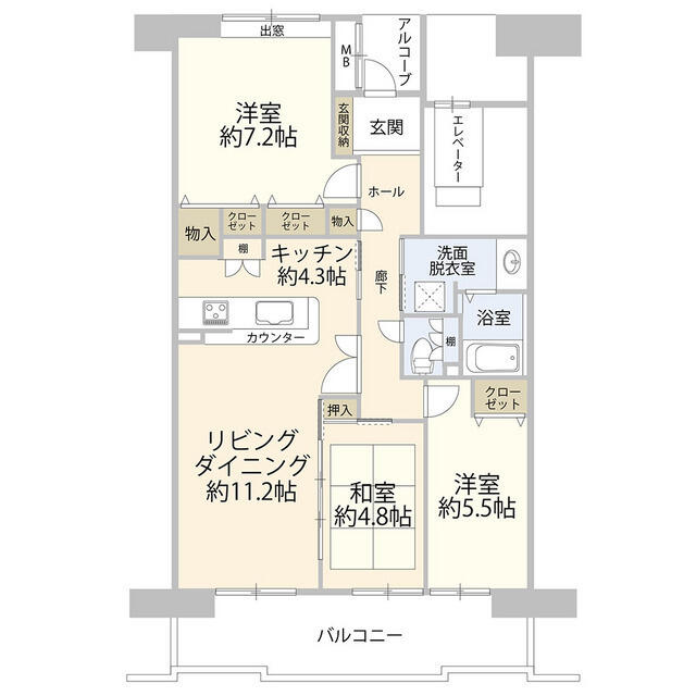プラザ学園前第２号棟