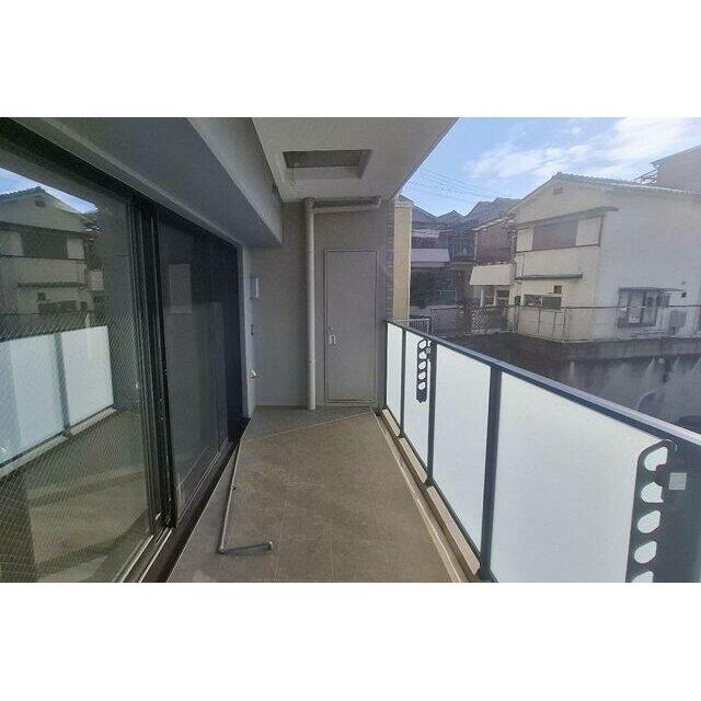 トランクルーム付きのバルコニーです。