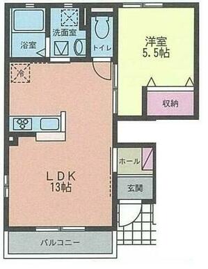 １ＬＤＫのお部屋です。