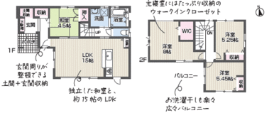 ゆとりのある玄関収納で、増えすぎた靴もすっぽり収まる