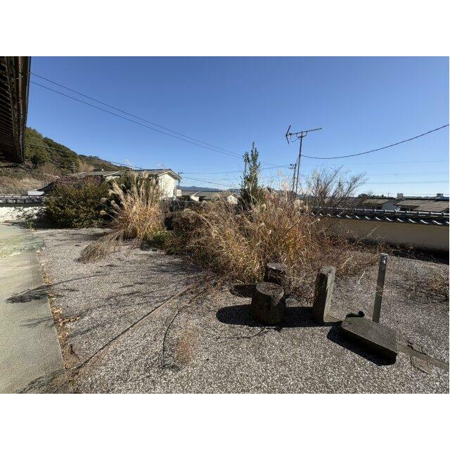 建物横の庭・外構部分