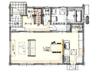 １階間取り図