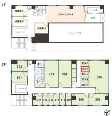 ３階フロア図面