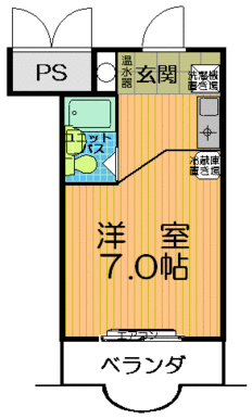 偶数号室は反転タイプ