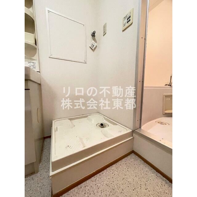 洗濯機置場には防水パンを設置！水漏れも安心です◎