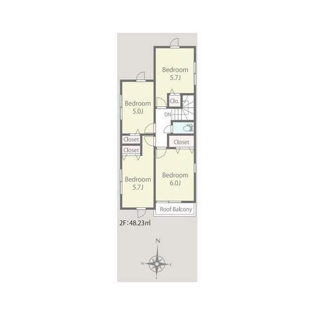 ２号棟　２階間取り図