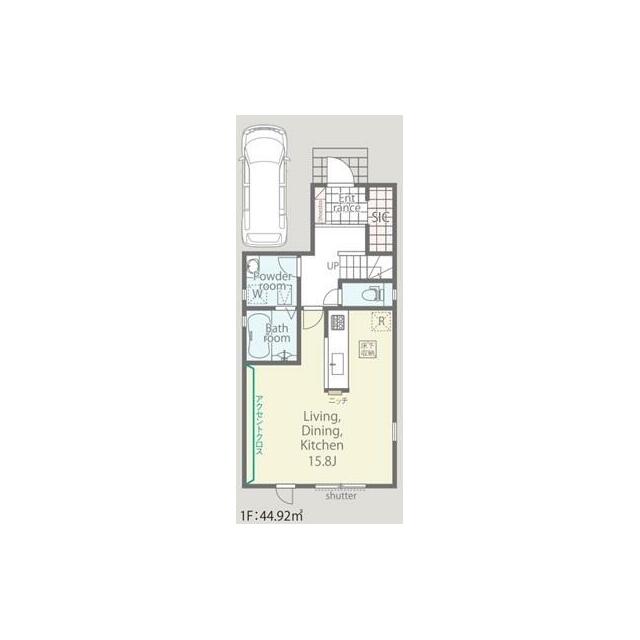 ２号棟　１階間取り図