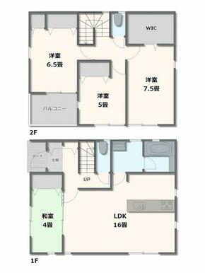 １号棟・４ＬＤＫ＋ＷＩＣ