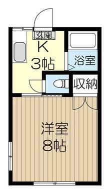 ※別号室の間取りになります