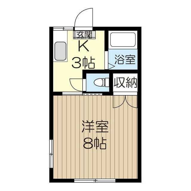 ※別号室の間取りになります